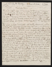 Letter to Emile Ernest Bernard, letter, Letter dated Aout-Sept 1897 in later hand., writer