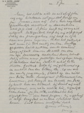 Letter to Anna Dorothea Dirks, letter, Dated January 5. In later hand 1922., writer (clerical
