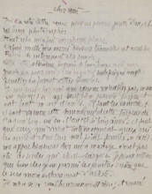 Letter to Andries Bonger, letter, watermark, writer (clerical worker): Émile Bernard, Cairo (city),