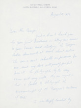 Letter to Françoise WM Bonger, letter, watermark, writer (clerical worker): Henri Dorra, Santa