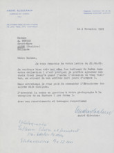 Letter to Françoise WM Bonger, letter, watermark, writer (clerical worker): André Gloeckner,