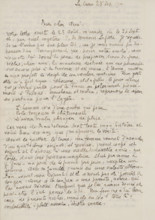 Letter to Andries Bonger, letter, writer (clerical worker): Émile Bernard, Cairo (city),