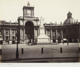 Piazza Dante in Naples with statue of Dante and the Lyceum Vittorio Emanuele, Piazza S. Spirito!,