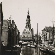 View of the Waag in Alkmaar, De Waag, Die Stadwage, The weight of the town Alkmaar, La balance de