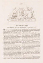Portrait of Nicolas Poussin, Nicolas Poussin, Gallery of medals with French greats, Galerie
