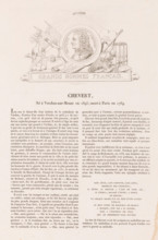 Portrait of François de Chevert, Chevert, Gallery of medals with French greats, Galerie métallique