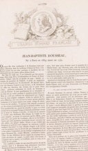 Portrait of Jean-Baptiste Rousseau, Jean-Baptiste Rousseau, Galerie métallique des grands hommes