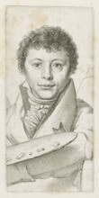 Portrait of GJ Michaelis, Study print, Etudes gravées, print, Small portrait from 'Study print,