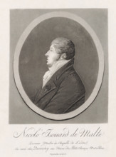 Portrait of Nicolas Isouard, print, : 'Dép. a la Dir. de la Lib.', publisher: Edme Quenedey, Paris,