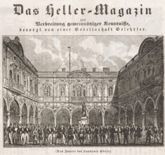 Das Heller-Magazin zur Verbreitung gemeinnütziger Kenntnisse, London stock exchange, Das Innere der