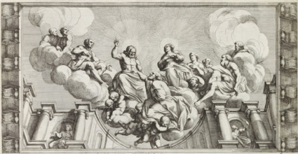 God speaks to Paul, Paintings by Giovanni Lanfranco intended for the Loggia del Benedizione in the
