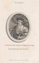 Portrait of Afonso de Albuquerque at the age of 55, print, book illustration, Portrait of Afonso de