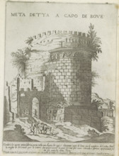 Tomb of Caecilia Metella in Rome, Meta detta a capo di bove, Ornamenti di fabriche antichi et