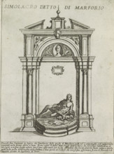 Simolacro detto di Marforio, Fountain with the statue of Marforio, Ornamenti di fabriche antichi et