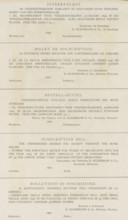 Subscription list for the prospectus of the Journal of Decorative Art, text sheet, prospectus,