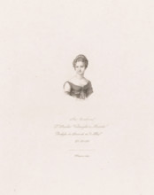 Portrait of Rosalia Vintimiglia, Duchess of Berwick and Alba, print, printmaker: Raphael Morghen,