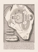 Nymphaeum of Nero in Rome, Le Antichità Romane, Archaeological finds in and around Rome, print,