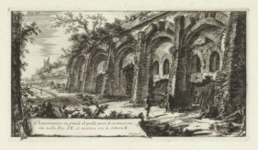 Structure with arches in the Alban Hills, Dimostrazione in grande di quella parte di sustruzion,