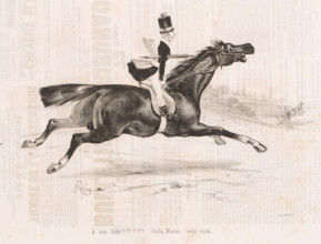 Young Man on a Galloping Horse, Small joys of horse riding, Les petits bonheurs de l'équitation,