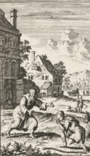 Return of the Prodigal Son, Twenty-four scenes from the New Testament, print, number: '12',