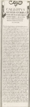 Siege of Saint Martin on the Île de Ré, July-November 1627 (text, top-right part), Callotus