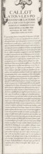 Siege of Saint Martin on the Île de Ré, July-November 1627 (text, top-left part), Callot a tous les