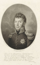 Portrait of William I Frederick (King of the Netherlands), print, printmaker: Willem van Senus,