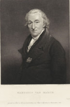 Portrait of Martinus van Marum, print, Portrait of the chemist and physicist Martinus van Marum.,