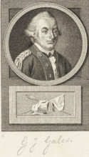 Portrait of Gale Isaac Gales, print, Portrait of the Dutch Lieutenant Colonel Gale Isaac Gales.