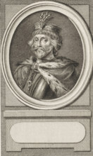 Portrait of Floris V, Count of Holland and Zeeland, print, printmaker: Reinier Vinkeles (I),
