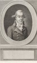 Portrait of Nicolaas Cornelis Lambrechtsen van Ritthem, print, pensionary of Vlissingen.,