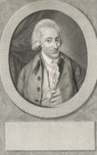 Portrait of Hendrik Albert Schultens, print, professor of Oriental languages., printmaker: Reinier