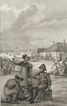 Anglo-Russian invasion, 1799, print, historical print, printmaker: Reinier Vinkeles (I), Amsterdam,