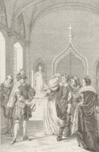 Jacob Simonsz de Rijk returns his letter of resignation to Cristóbal de Mondragón y Otalora, print,