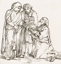 Presentation in the temple, Various thoughts engraved in copper after the original drawings and
