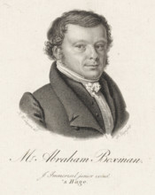 Portrait of Abraham Boxman, print, alderman and mayor of Gorinchem., printmaker: Philippus Velijn,