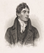 Portrait of the English writer Robert Southey, print, printmaker: Daniël Veelwaard (I), Amsterdam,