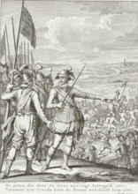 The Prince's army crosses the Meuse, 1568, The Prince, who sees his advance restrained by the