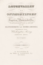 Title page for: Washington Irving, Adventures and Encounters of Captain Bonneville, 1838, print,
