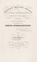 Title page for: HLH von Pückler-Muskau, Travels of my youth. From my notes for me and for others,