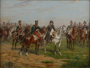 Meissonnier, "Remise par l'Empereur Napoléon Ier d'une croix de la Légion d'honneur sur le champ de bataille"
