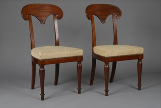 Paire de chaises provenant du château de Malmaison