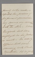 Lettre du général Hudson Lowe à Alexander de Balmain