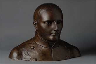 Buste de l'Empereur Napoléon Ier en habit de chasseur