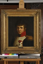 " Portrait en buste de face d'un officier de grenadier de la Garde Impériale "