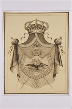 Chaulan. Projet d'armoiries pour l'Empereur Napoléon 1er