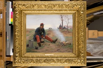 Grolleron, "Le cuisiner de l'escouade, 44e régiment d'infanterie"