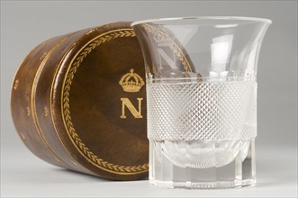 Crystal glass- beaker, 1st third of the 19th Century