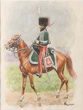 Rousselot, "Chef d'escadron du 4e Régiment garde d'honneur 1813-1814"