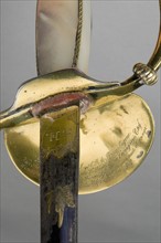 Epée offerte par le prince Eugène de Beauharnais au comte de Tascher de la Pagerie, 1er Empire